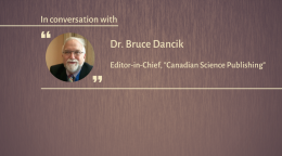 VIDEO: A day in the life of a journal editor