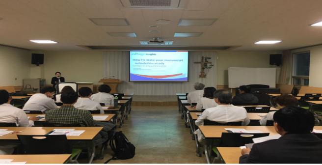 Helping authors get their manuscripts submission ready: Workshop at Jeonju Presbyterian Medical Center, South Korea Helping authors get their manuscripts submission ready: Workshop at Jeonju Presbyterian Medical Center, South Korea