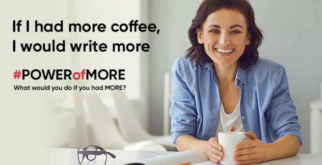 Let nothing stop you. Grab the #POWERofMORE now! Let nothing stop you. Grab the #POWERofMORE now!